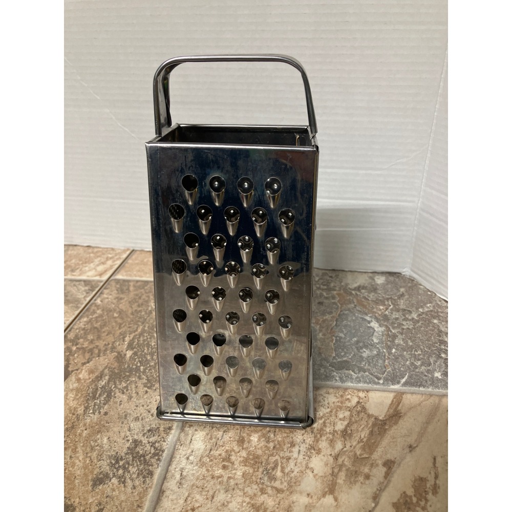 Stainless Steel Box Grater Four Sided Kitchen Tool Made in USA
